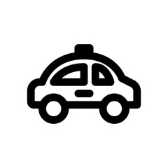 taxi icon line style vector