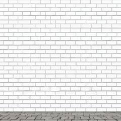 Fototapeta na wymiar Vector background of a brown brick wall. Vector