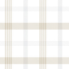 Neutral Colour Classic Plaid textured Seamless Pattern