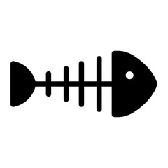 fishbone glyph icon
