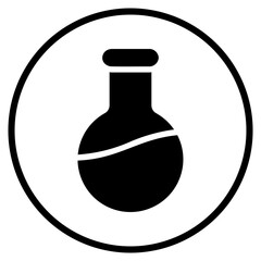 chemistry glyph icon