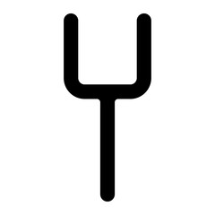 meat fork glyph 