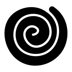 Naklejka premium sausage glyph 