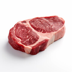 Obraz premium a raw steak, uncooked, delicious