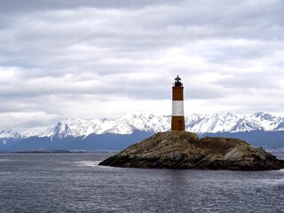 Les Eclaireurs lighthouse, or the lighthouse at the end of the world, Beagle Channel, Argentina