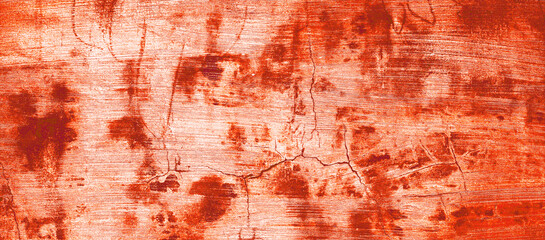 The splatters of red paint resemble fresh blood, their jagged edges contributing to a sense of unease. The stains, reminiscent of Halloween horrors