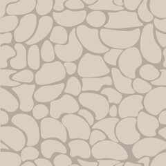 Abstract seamless pattern of brown color. Light brown pattern in the form of paving stones. Stone pattern for printing and packaging.Vector