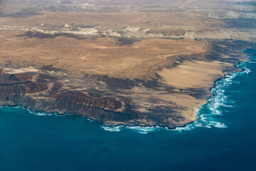 Ilha do Sal, Kap Verde von oben