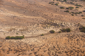 Wüstenlandschaft der Insel Sal der Kapverden