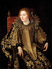 Portrait of a Lady, dressed by Artemisia Gentileschi.