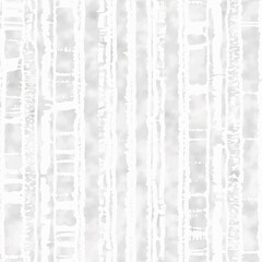 Gray and White Stained Watercolor Stripes Pattern 