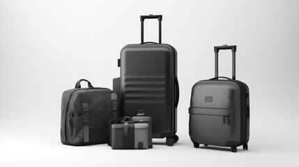 Fototapeta premium The best carry-on luggage for your next trip. Generative AI