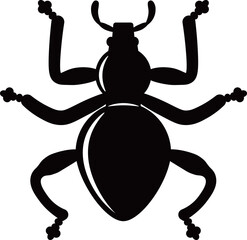 クロカタゾウムシ　アイコン