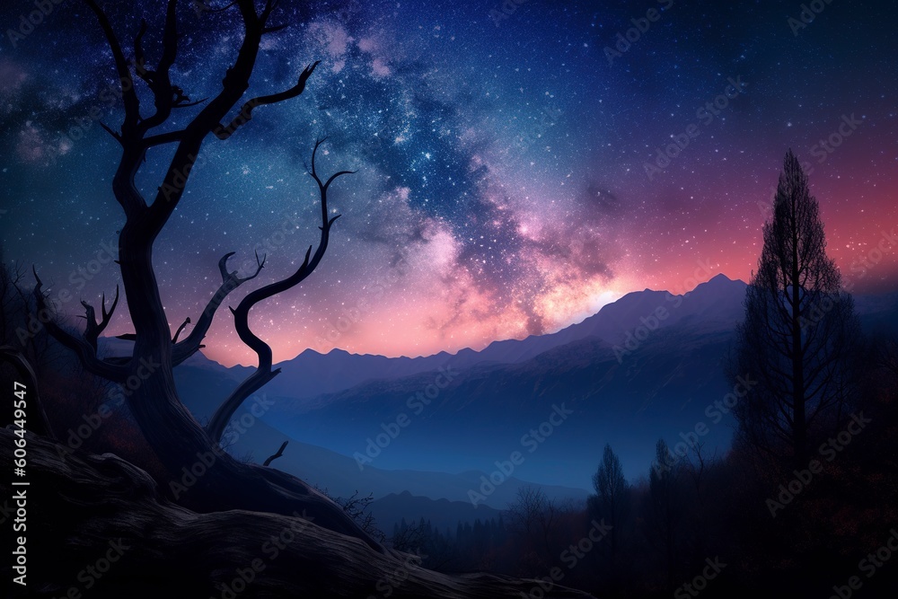 Wall mural the orion nebula deep space objects , generate ai