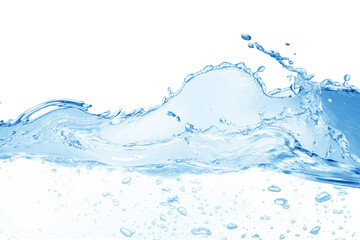 Fototapeta na wymiar water, water splash isolated on white background, beautiful splashes a clean water