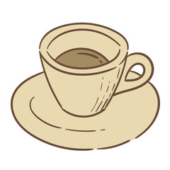 cup of coffee Illustration Of Retro Coffee Elements