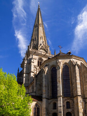 Obraz premium Autun. La cathédrale Saint-Lazare. Bourgogne . Parc naturel régional du Morvan. Département de la Saône et Loire. Bourgogne Franche Comté. France 