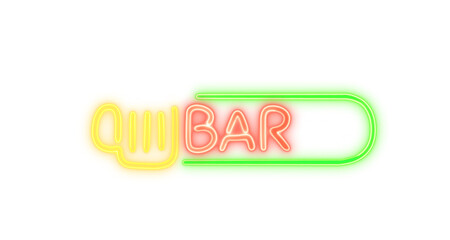 Bar Beer neon sign