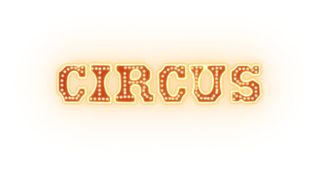 Circus neon sign