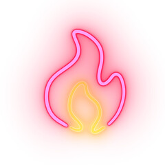 fire neon sign