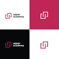 Modern and minimalist logo design for finance, data, banking, firm, and technology based industry.