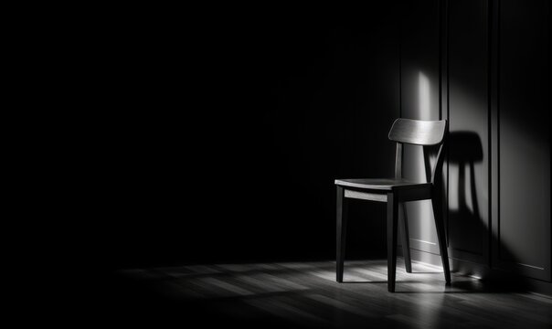 black and white chair HD 8K wallpaper Stock Photography Photo Image