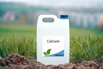 Calcium an essential nutrient for plant growth that promotes cell wall strength, root growth, and...