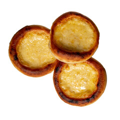 Isolated Open Cheese Sfihas 