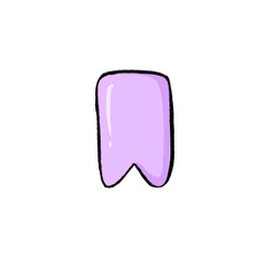 Purple bookmark 