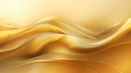 Fototapeta premium abstract golden background - abstract background with waves, Generative AI