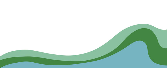 Aesthetic Wave Border.