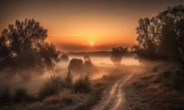 sunrise over the river HD 8K wallpaper Stock Photography Photo Image