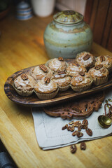 walnut glazed muffins