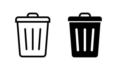 Bin icon set