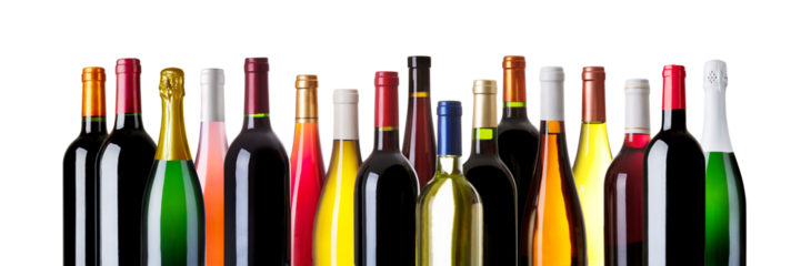 diverse Weinflaschen