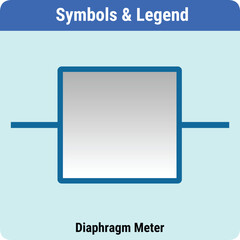 Vector Illustration for P and ID Symbols Legends