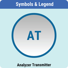 Vector Illustration for P and ID Symbols Legends