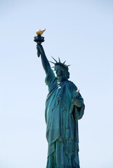 Statue of Liberty on Liberty Island in New York City, created by Gustave Eiffel