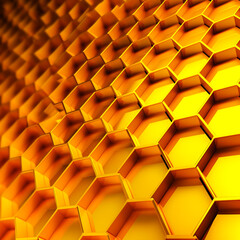 abstract background with honeycomb