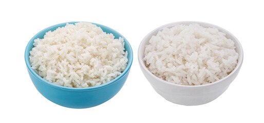 Rice in a bowl on transparent png