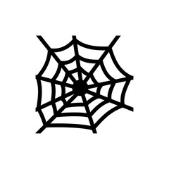 Spider web vektor simple icon - obrazy, fototapety, plakaty