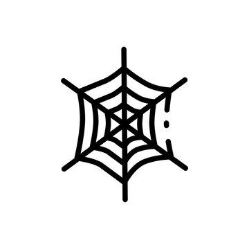Spider web vektor simple icon