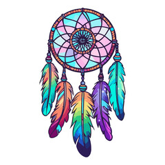 dreamcatcher boho style magic ritual dreams, Dreamcatcher decorated, Astrology, spirituality, magic symbol. Ethnic tribal element.