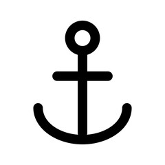 anchor glyph icon