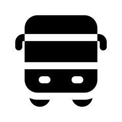 bus glyph icon