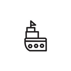 Boat Marine Sea Outline Icon