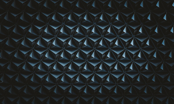 dark background with regular triangular shapes