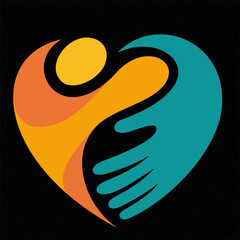 Human Care Logo Vector illustration Artwork