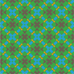 Seamless vector background with repeat pattern.  Multicolored  mosaic. Perfect for fashion, textile design, cute themed fabric, on wall paper, wrapping paper, fabrics and home decor.