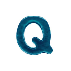 Fototapeta premium Water Dancing 3D Alphabet or PNG Letters